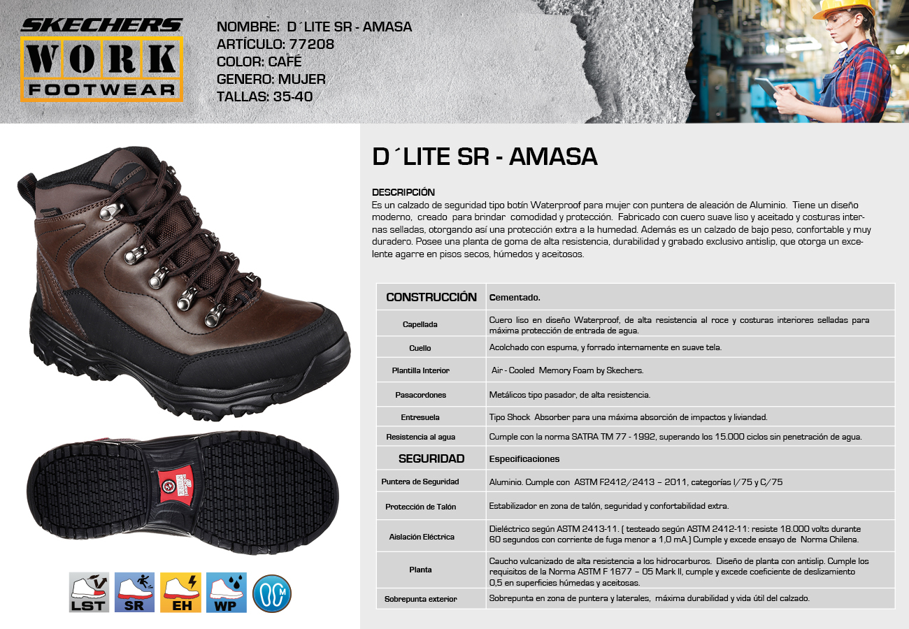 comprar skechers steel toe